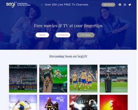website thubmnail of Segi.tv