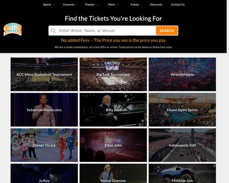 website thubmnail of Select-A-Ticket