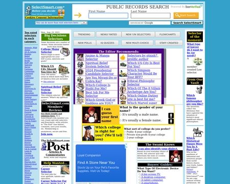 website thubmnail of SelectSmart