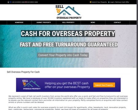 website thubmnail of Sell Overseas Property Fast Online 4 Cash