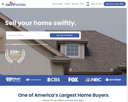 website thubmnail of Swift Homes