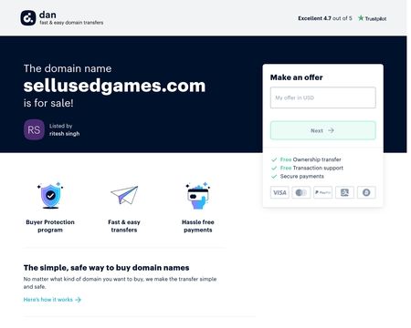 website thubmnail of SellUsedGames