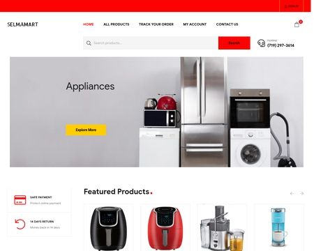website thubmnail of Selmamart Store