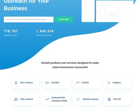 website thubmnail of Semalt