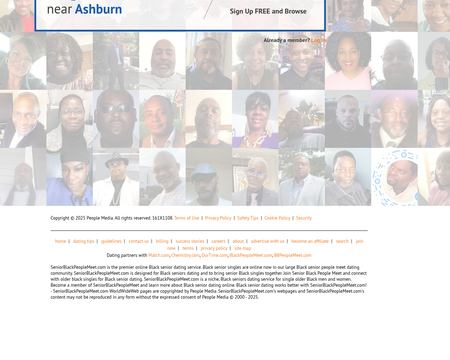 website thubmnail of SeniorBlackPeopleMeet