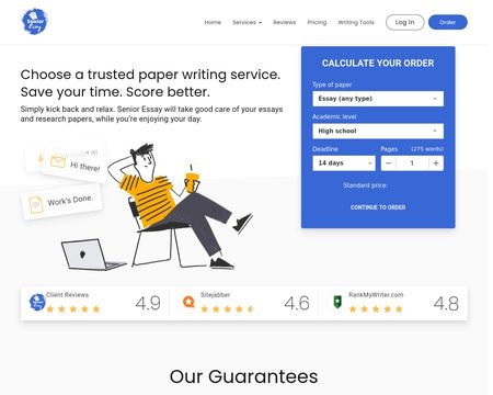 website thubmnail of Senioressay