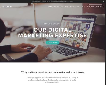 website thubmnail of SEO Circle
