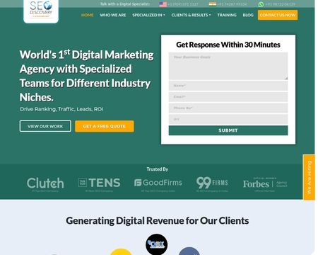 website thubmnail of SEO Discovery