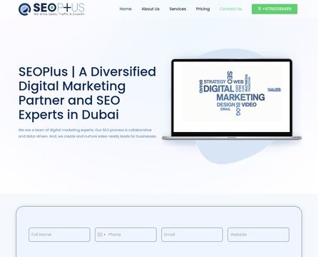 website thubmnail of SEOPlus Digital Marketing Solutions