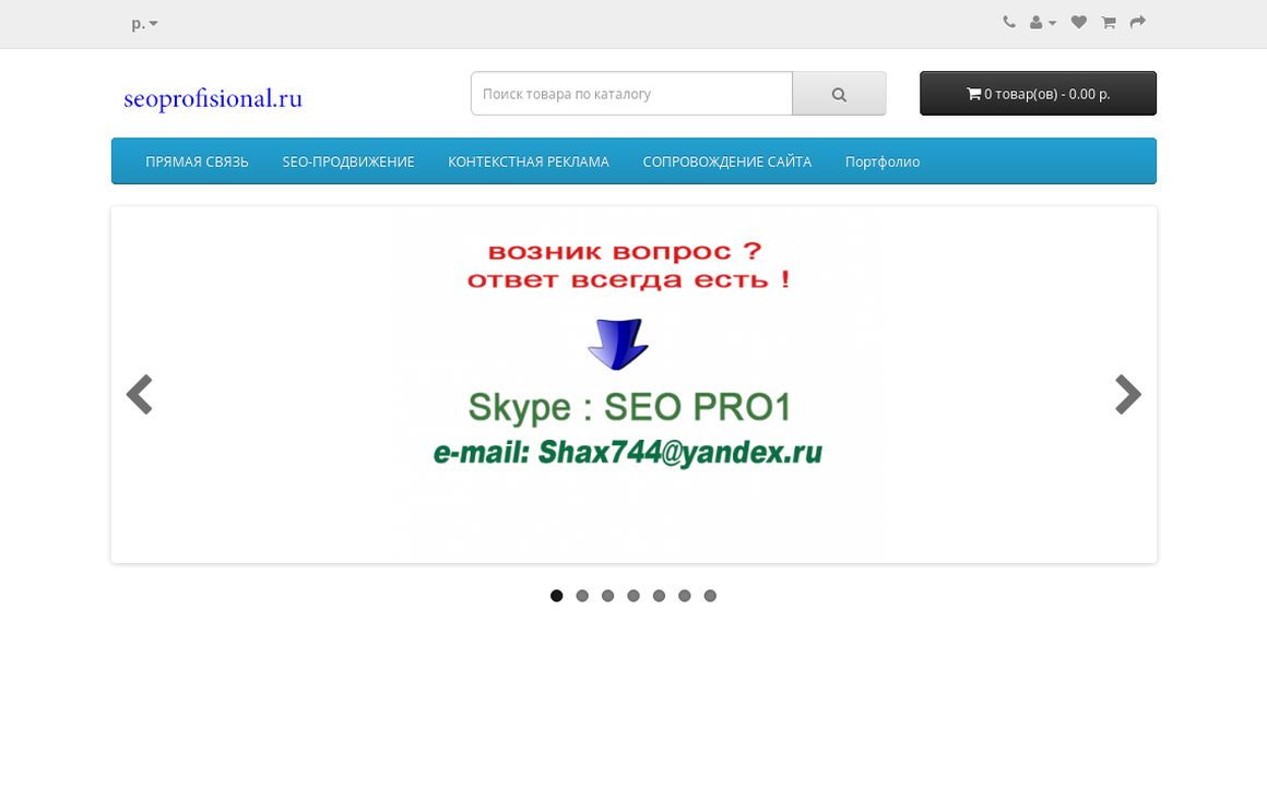 website thubmnail of Seoprofisional.ru