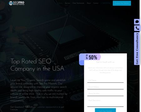 website thubmnail of Seopromasters