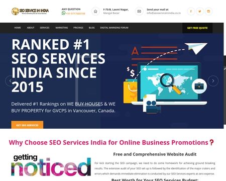 website thubmnail of SEO Service In India