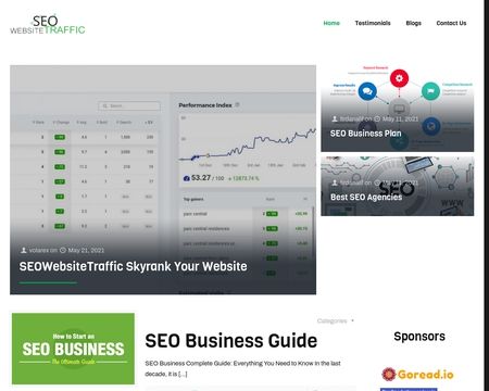 website thubmnail of SEOWebsiteTraffic