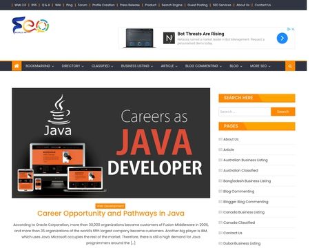 website thubmnail of Seoworld.in