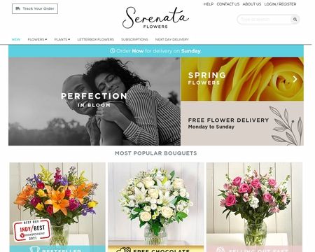 website thubmnail of Serenata