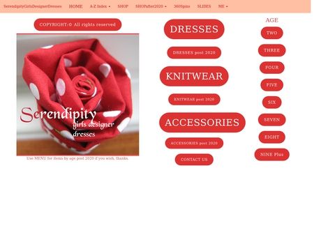 website thubmnail of Serendipity Girls Designer Dresses