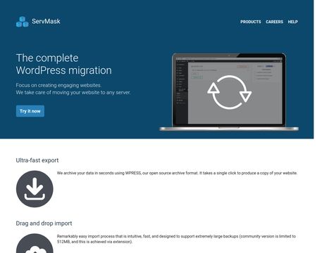 website thubmnail of ServMask Inc.