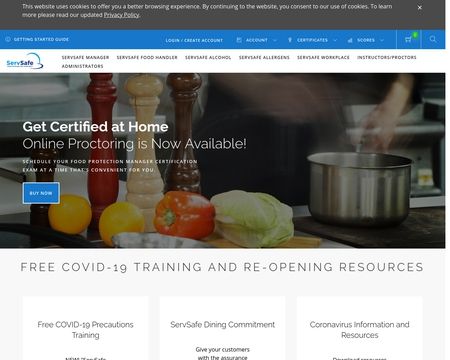 website thubmnail of ServSafe®