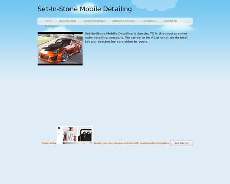 website thubmnail of Set-in-Stone Mobile Detailing.weebly