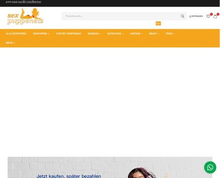 website thubmnail of Sexpuppenetz.de