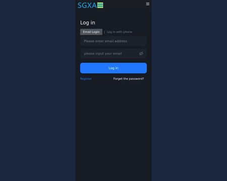 website thubmnail of Sgxaex