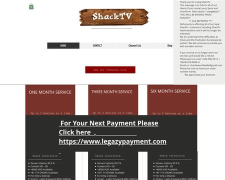website thubmnail of Shack TV