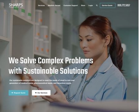 website thubmnail of Sharps Inc