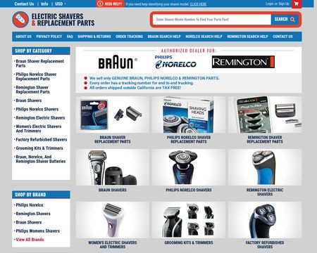 website thubmnail of Shavers-and-replacement-parts