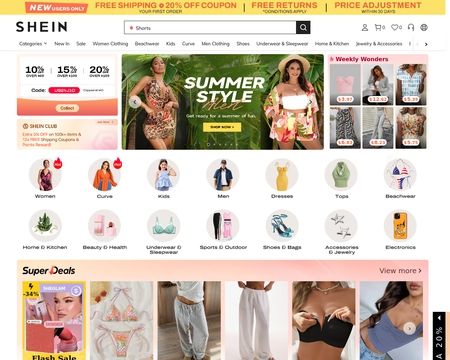 Shein express shop shipping review