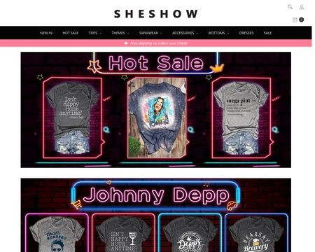 website thubmnail of SheShow