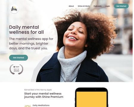 website thubmnail of Shine