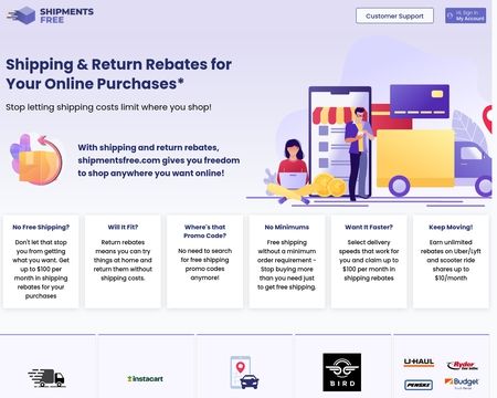 website thubmnail of Shipmentsfree