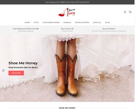 website thubmnail of Shoemehoney