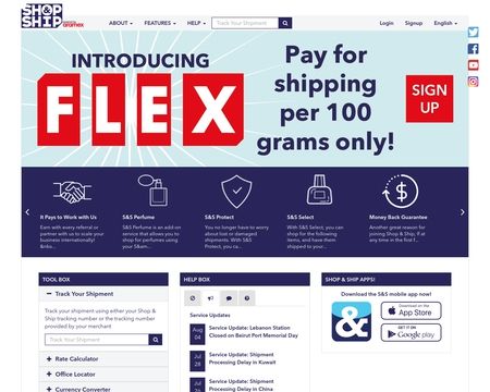 website thubmnail of ShopandShip