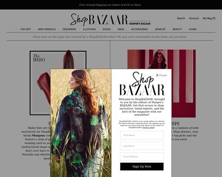 website thubmnail of ShopBAZAAR.com