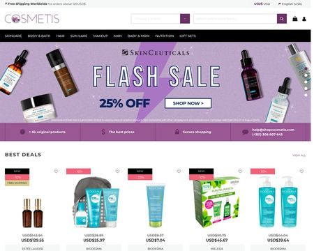 website thubmnail of Cosmetis