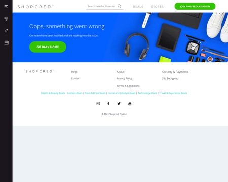 website thubmnail of Shopcred.com.au