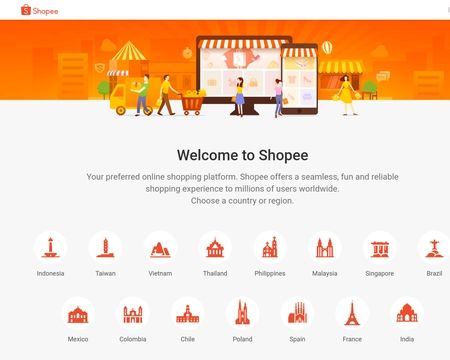 website thubmnail of Shopee.com