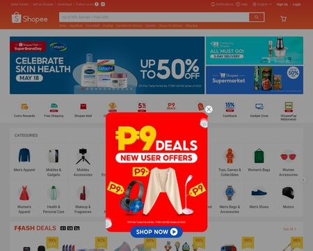 website thubmnail of Shopee