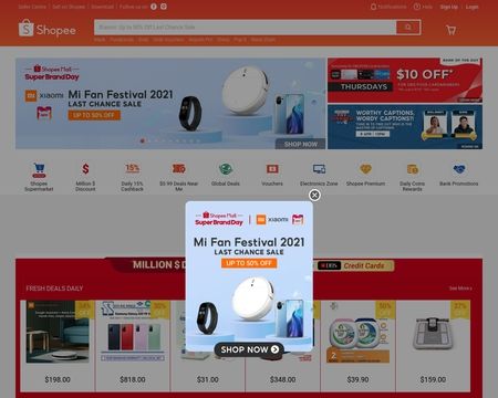 website thubmnail of Shopee.sg