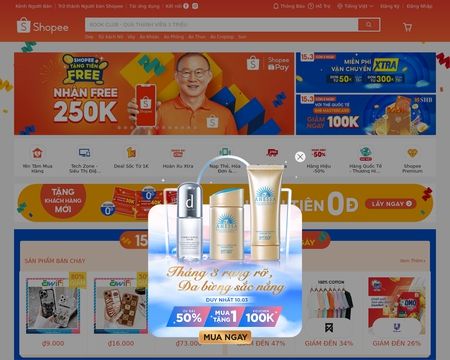 website thubmnail of Shopee