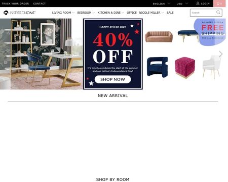 website thubmnail of Inspired Home