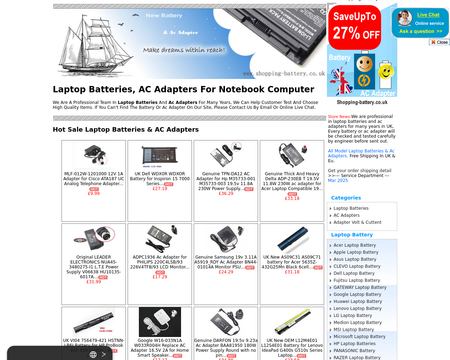 website thubmnail of Shopping-Battery