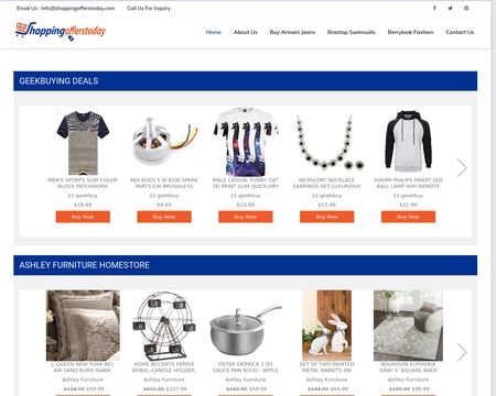 website thubmnail of Shoppingofferstoday