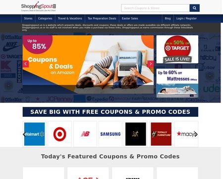 website thubmnail of ShoppingSpout