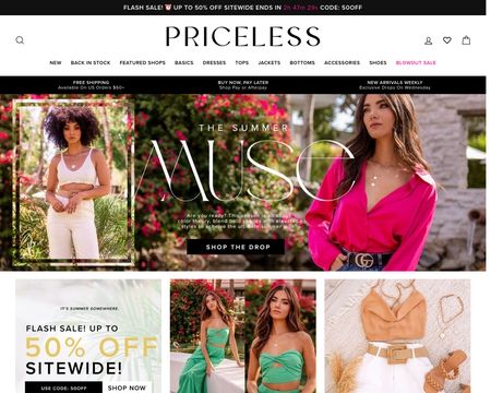 website thubmnail of Priceless