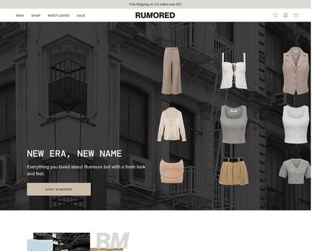 website thubmnail of Rumored