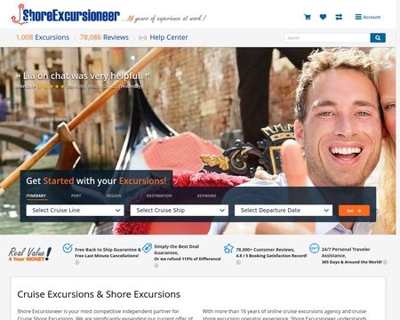 website thubmnail of ShoreExcursioneer