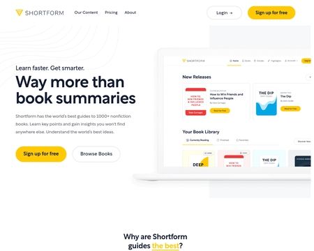 website thubmnail of Shortform