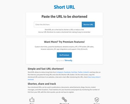 website thubmnail of Shorturl.at